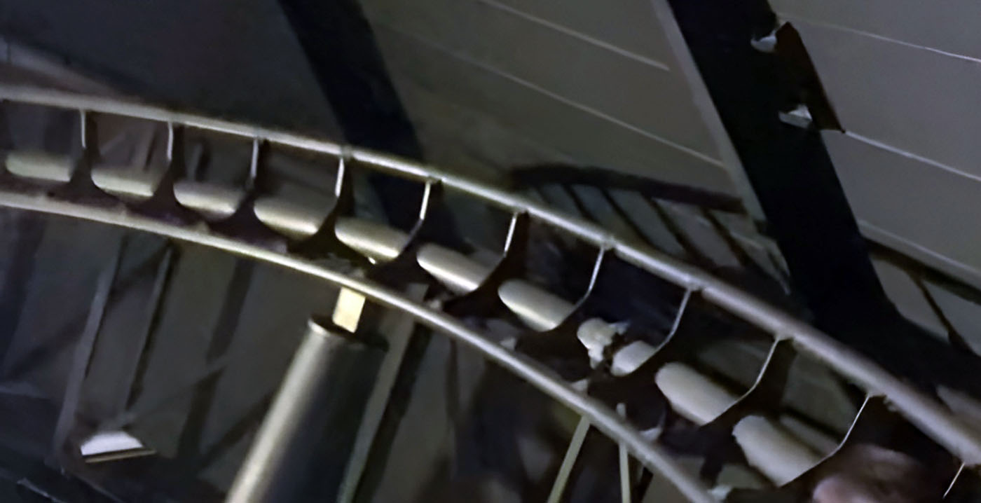 TikTok-gebruiker filmt ritje in Efteling-achtbaan Vogel Rok met lampen aan