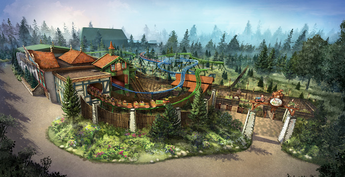 Efteling Toont Reeks Nieuwe Ontwerpen Van Achtbaan Max Moritz Looopings