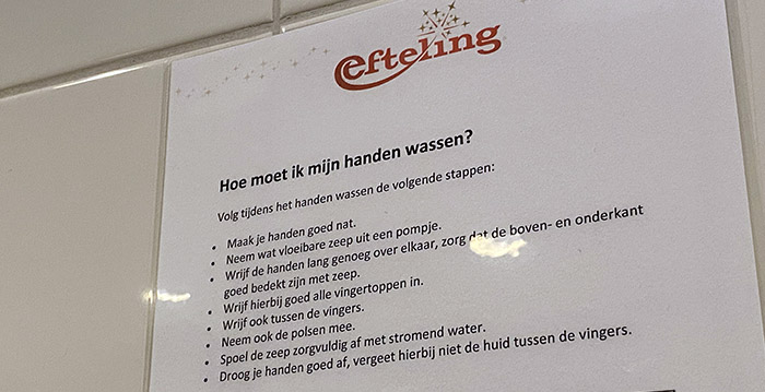 Angst voor corona: Efteling vertelt bezoekers hoe ze handen moeten wassen