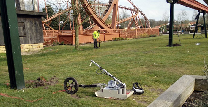 Mysterieuze markeringen gespot in Attractiepark Slagharen