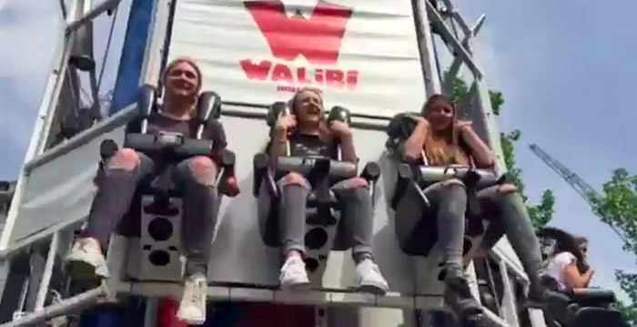 Filmpje: Space Shot in Walibi Holland schiet kraai uit de lucht