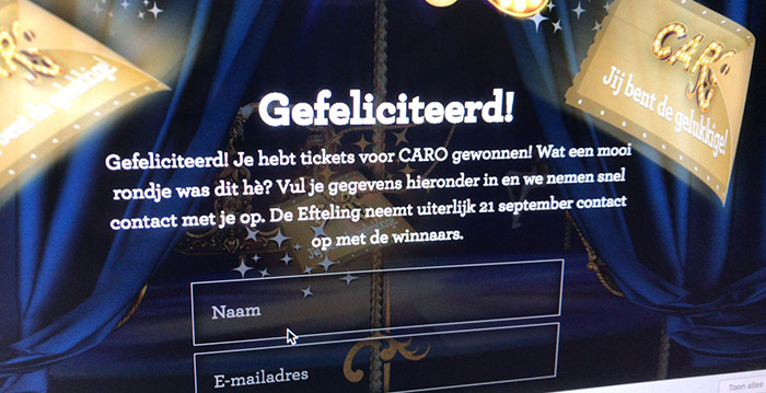 Efteling-prijsvraag gehackt: iedereen gratis naar nieuwe theatervoorstelling