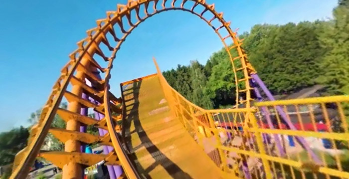 Video: beleef Walibi-achtbaan Speed of Sound in 360 graden