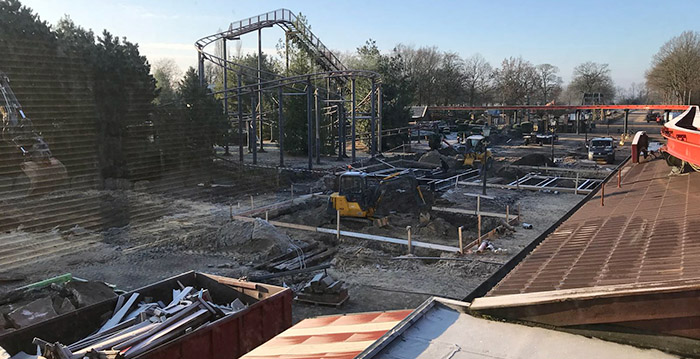 Werkzaamheden voor nieuwe ingang Attractiepark Slagharen gestart