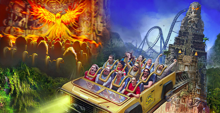 Nieuwe attractie: darkride, lift en achtbaan in één