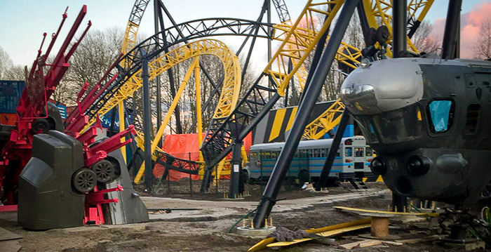 Uitgelekte foto's verklappen thema van nieuwe achtbaan Lost Gravity in Walibi Holland