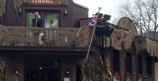 Bobbejaanland gebruikt 'racistische' vlag in cowboydorp