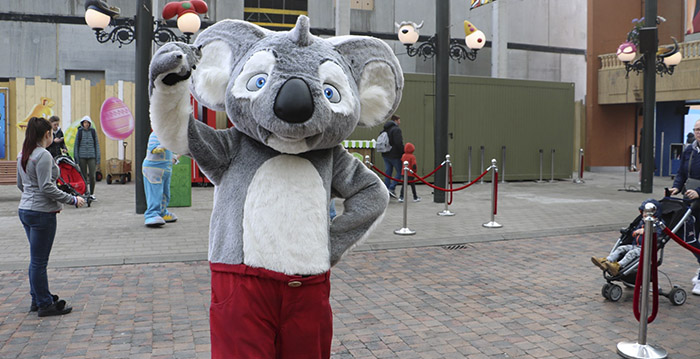 Nieuw karakter in Plopsaland: koala Blinky Bill