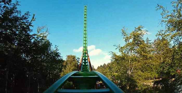 Video: nieuwe boomerang coaster in Deens pretpark