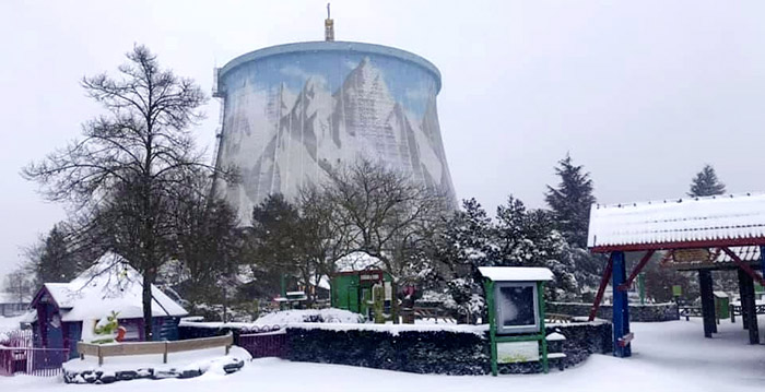 Duits pretpark stelt drive-in-safari uit vanwege de sneeuw