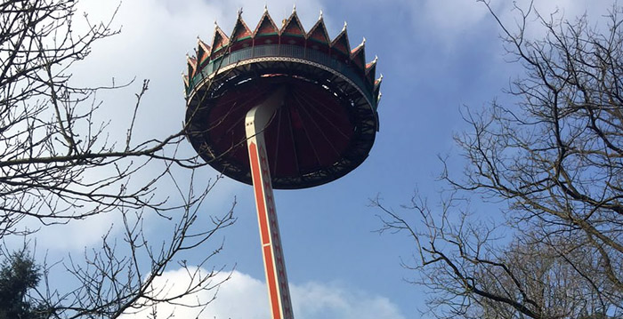 Uitkijktoren Pagode in de Efteling na zes maanden weer geopend