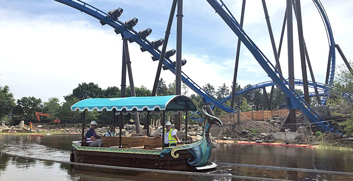 Waterattractie Merlin's Quest in Toverland wordt getest