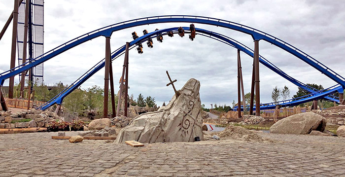 Magisch zwaard Excalibur gearriveerd in Toverland