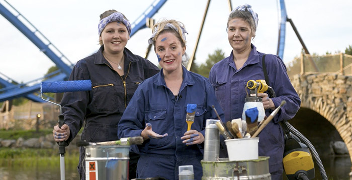 Toverland zoekt spullen die blauw geverfd mogen worden