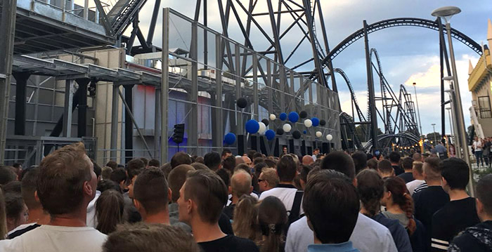 Europa's hoogste en snelste mega coaster officieel geopend