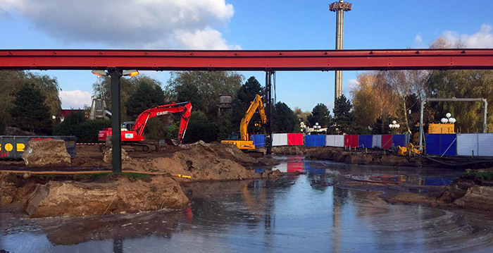 Werkzaamheden voor nieuwe achtbaan Slagharen begonnen