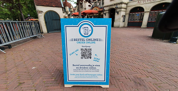 Op meer plekken online eten bestellen in de Efteling