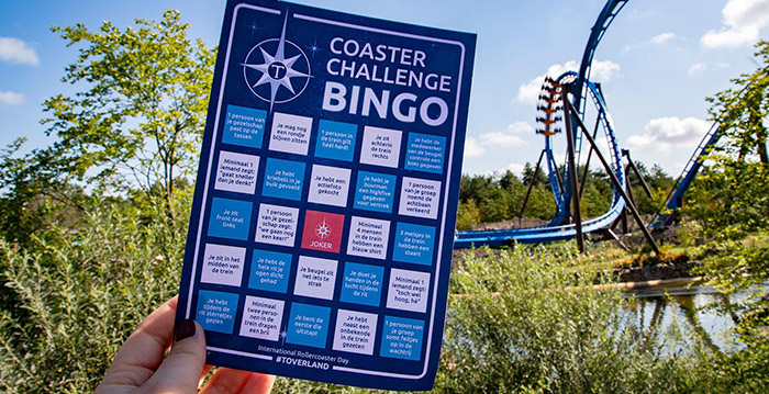 Toverland deelt bingokaarten uit op International Rollercoaster Day