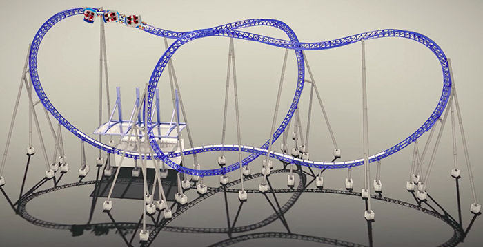 Achtbaanbouwer presenteert 'xtreme spinning coaster' met lancering en inversies