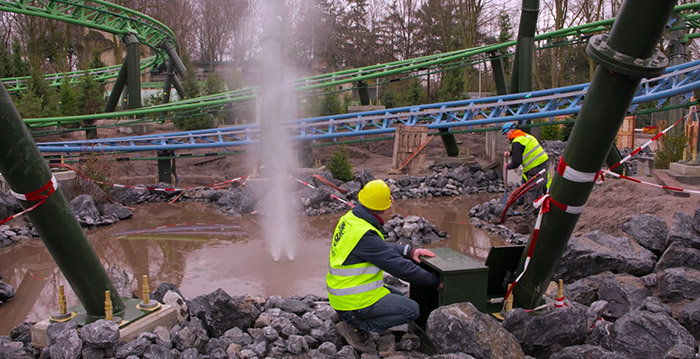 Video: Efteling installeert speciale effecten in wachtrij nieuwe achtbaan