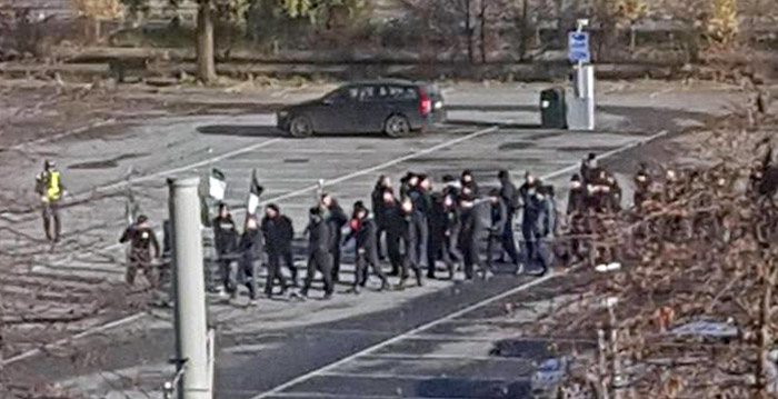 Nazi's protesteren bij Zweeds pretpark