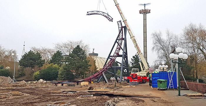 Nieuwe achtbaan Slagharen wordt hoger dan gepland