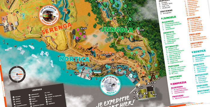 Op expeditie: dit is de parkplattegrond van Wildlands Adventure Zoo Emmen