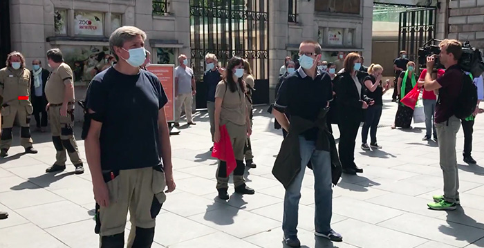 Personeel Zoo Antwerpen protesteert tegen dreigende ontslagen