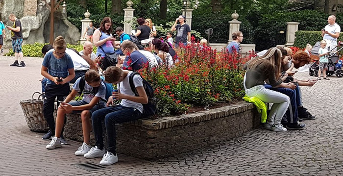 Urenlang staren naar een schermpje: Pokémon GO-dag in de Efteling