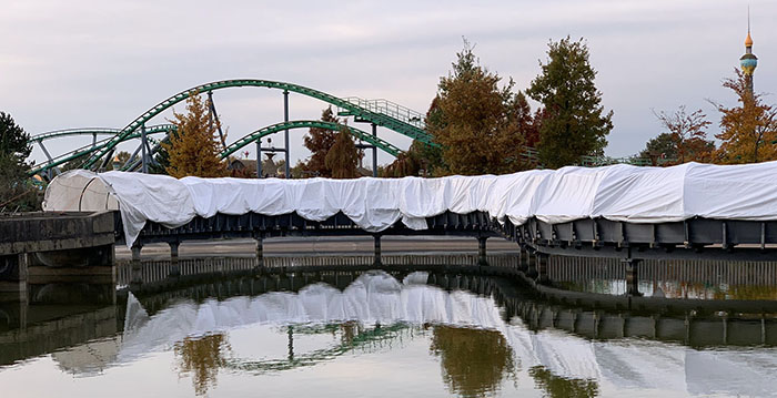 Voor de tweede keer in het jaar groot onderhoud bij waterbaan Toverland