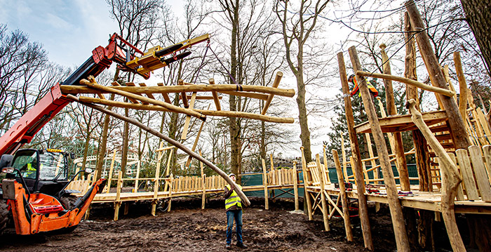 Efteling bouwt glijbaantoren voor nieuw speelbos Nest