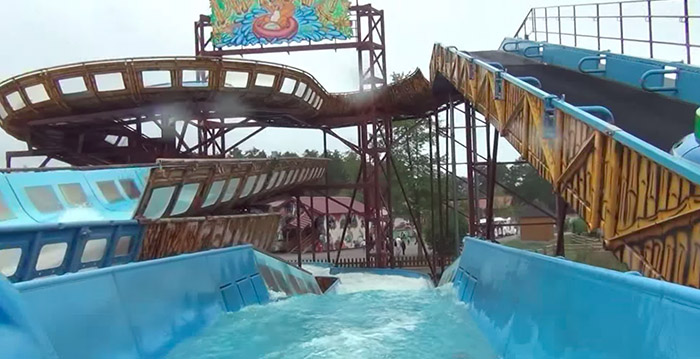 Ongeluk met wildwaterbaan in Frankrijk