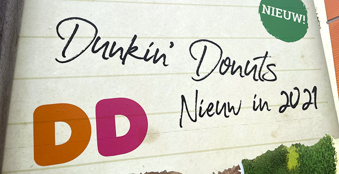Attractiepark Slagharen in zee met Dunkin' Donuts