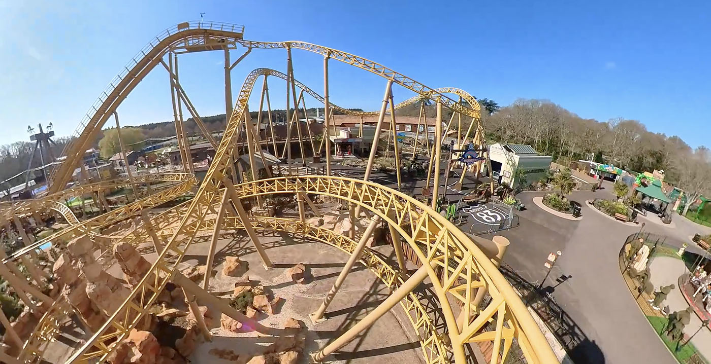 Video: nieuwe spinning coaster in Engels pretpark is af