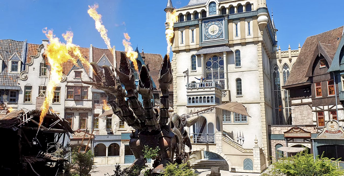 Video: mechanische draak terug in Efteling-show Raveleijn