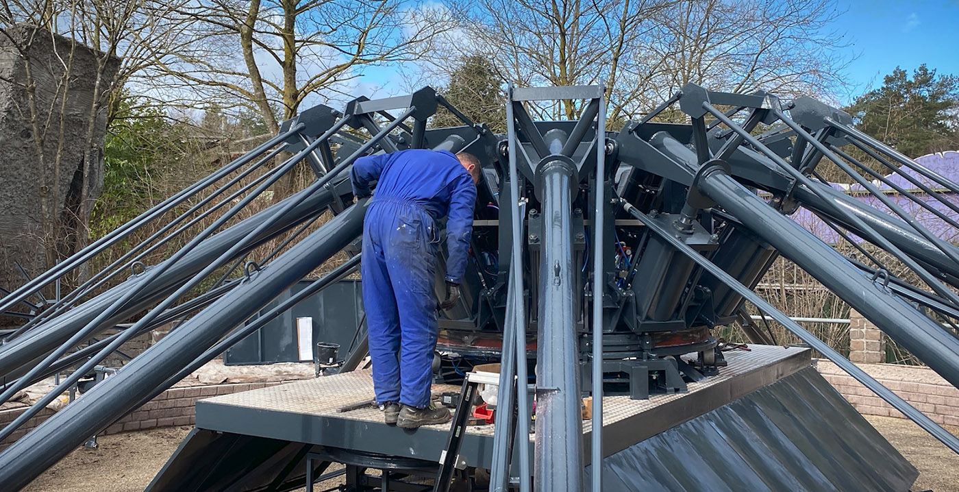 Video: opknapbeurt voor klassieke attractie in Avonturenpark Hellendoorn