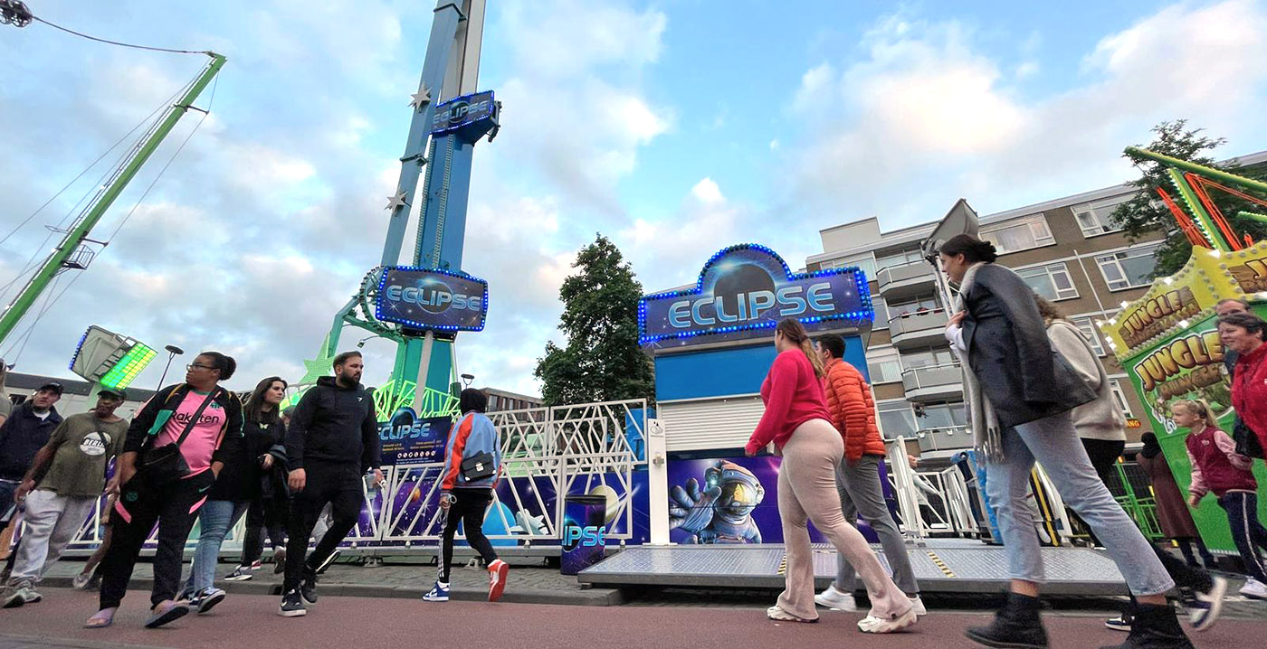 Tilburgse kermis vooralsnog zonder 48 meter hoge thrillride Eclipse