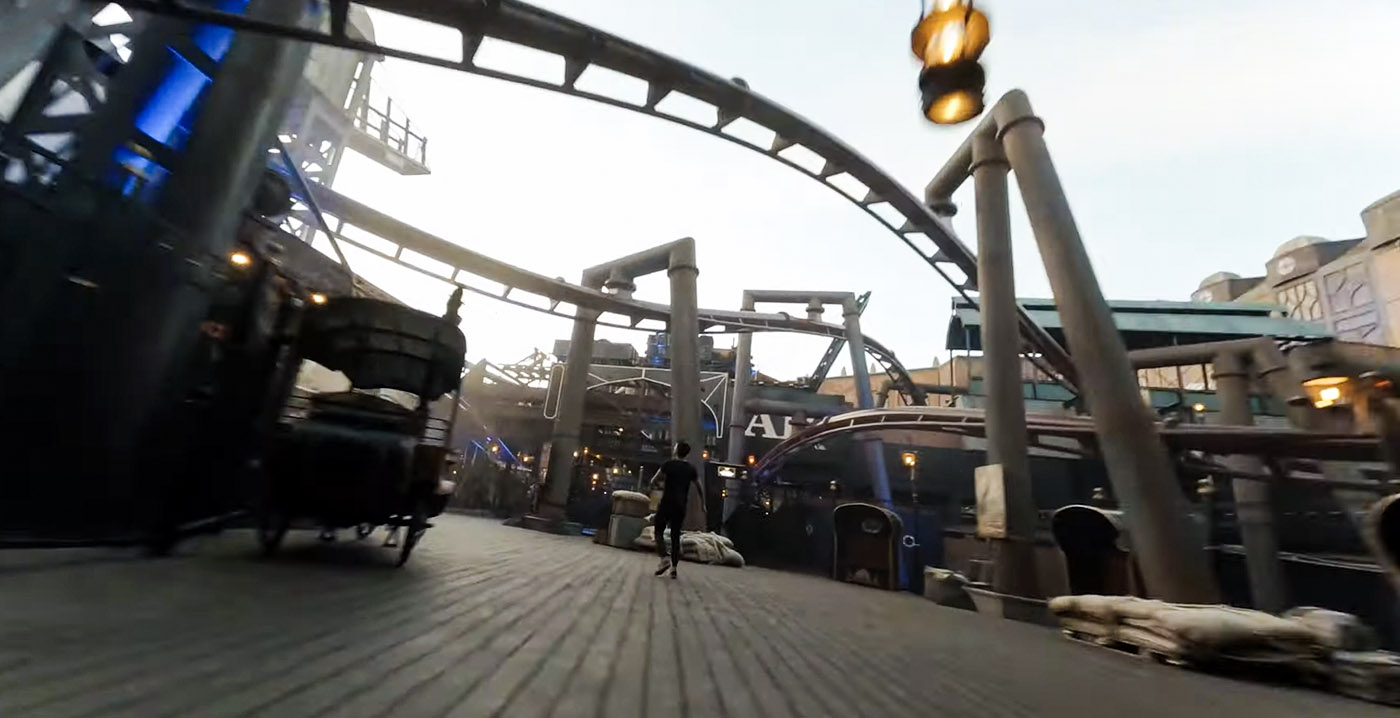 Video: bijzondere dronebeelden van Rookburgh en flying coaster F.L.Y. in Phantasialand