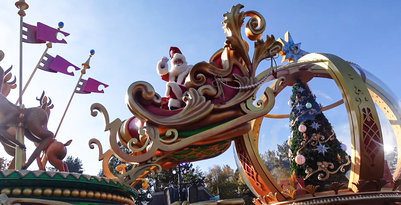 Video: nieuwe kerstparade Mickey's Dazzling Christmas Parade in Disneyland Paris