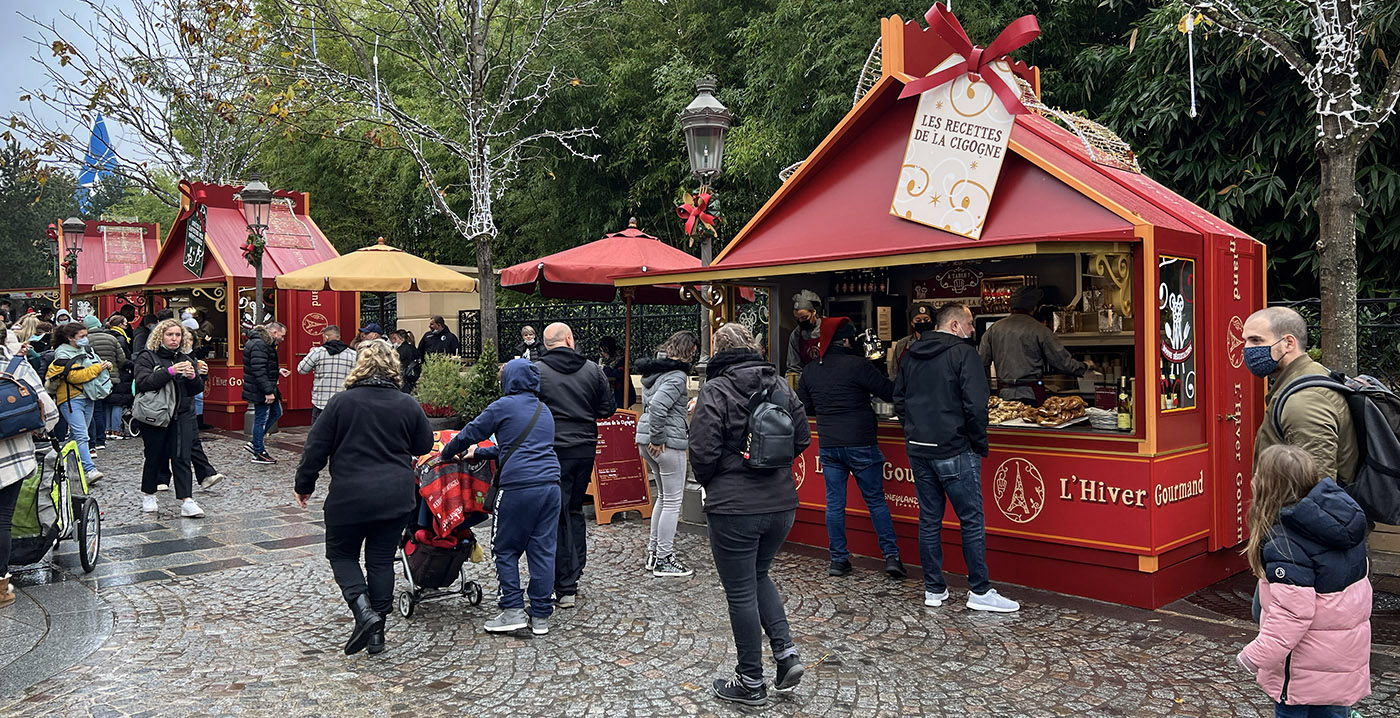 Culinaire kerstmarkt met bijzondere lekkernijen in Disneyland Paris