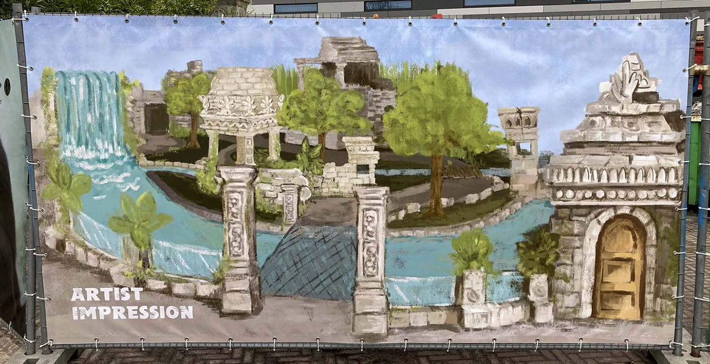 Wildlands Emmen toont nieuw ontwerp van vernieuwd Kompasplein