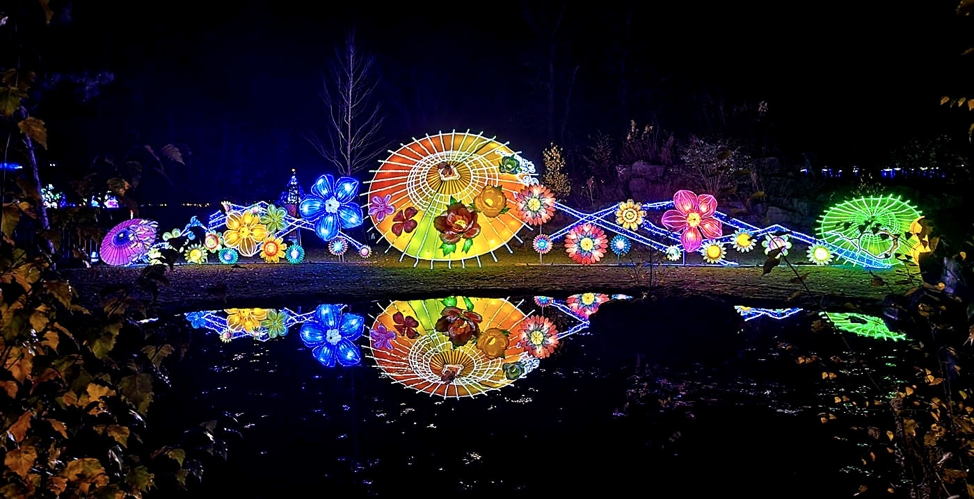 Voormalig Dierenpark Emmen weer tot leven gebracht met lichtsculpturen