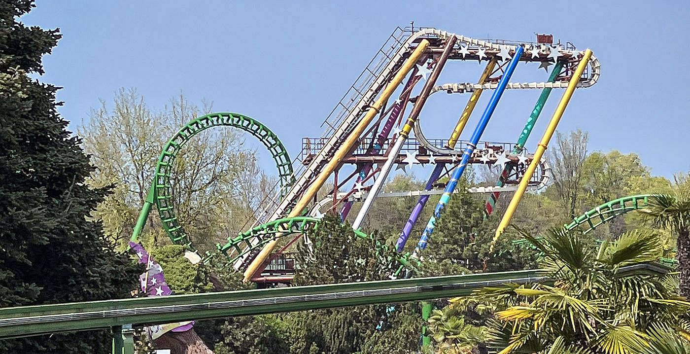 Gardaland twijfelt over toekomst van bizarre achtbaan