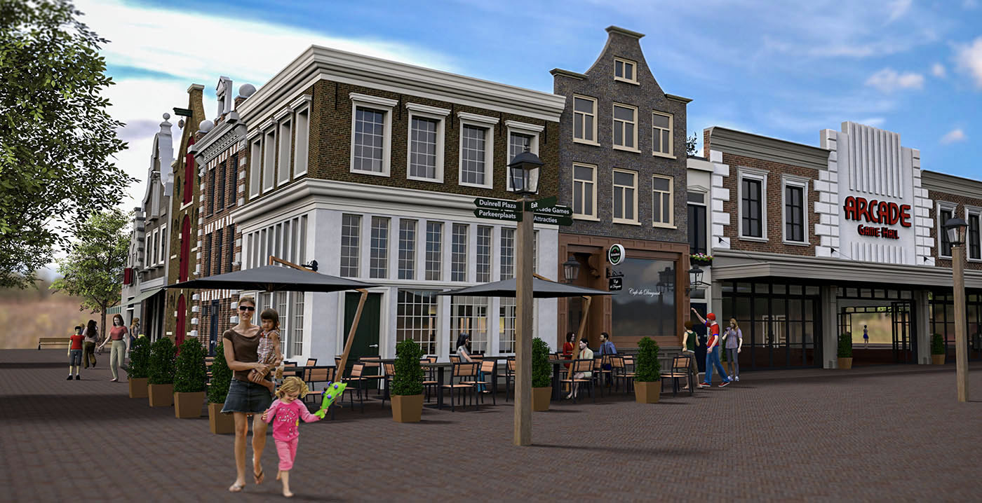 Nieuw themagebied in Duinrell: stukje Amsterdam komt naar Wassenaar