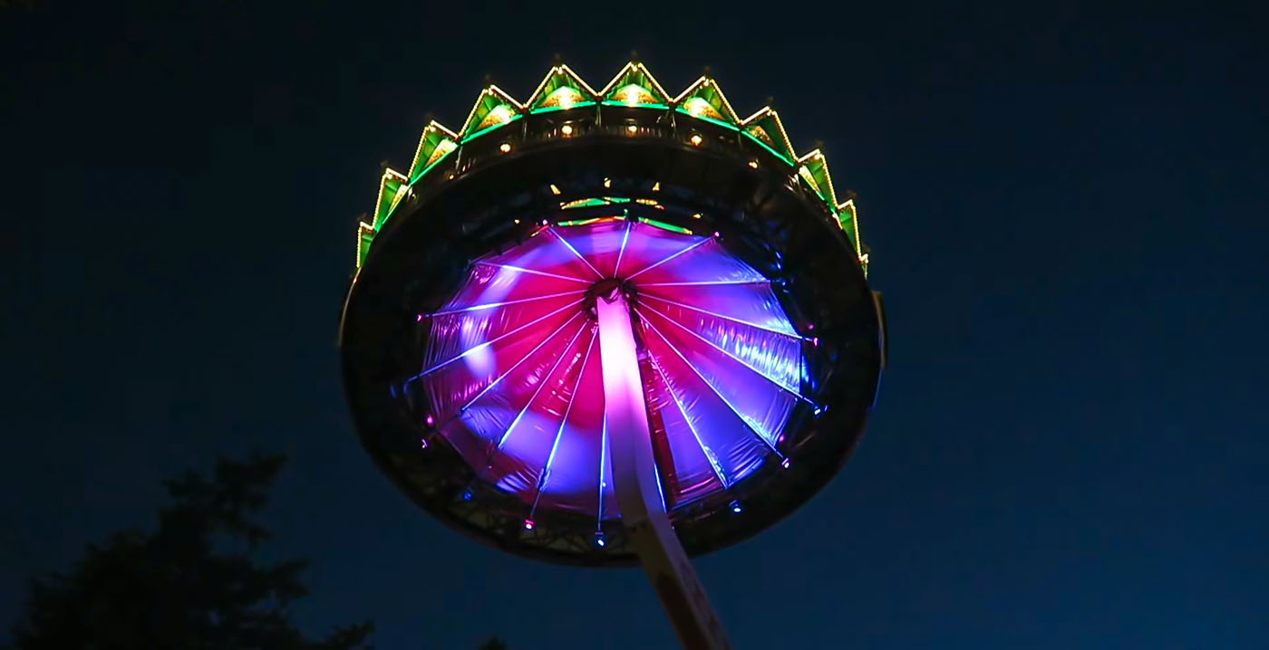 Video: nieuwe lichtshow onder Pagode in de Efteling