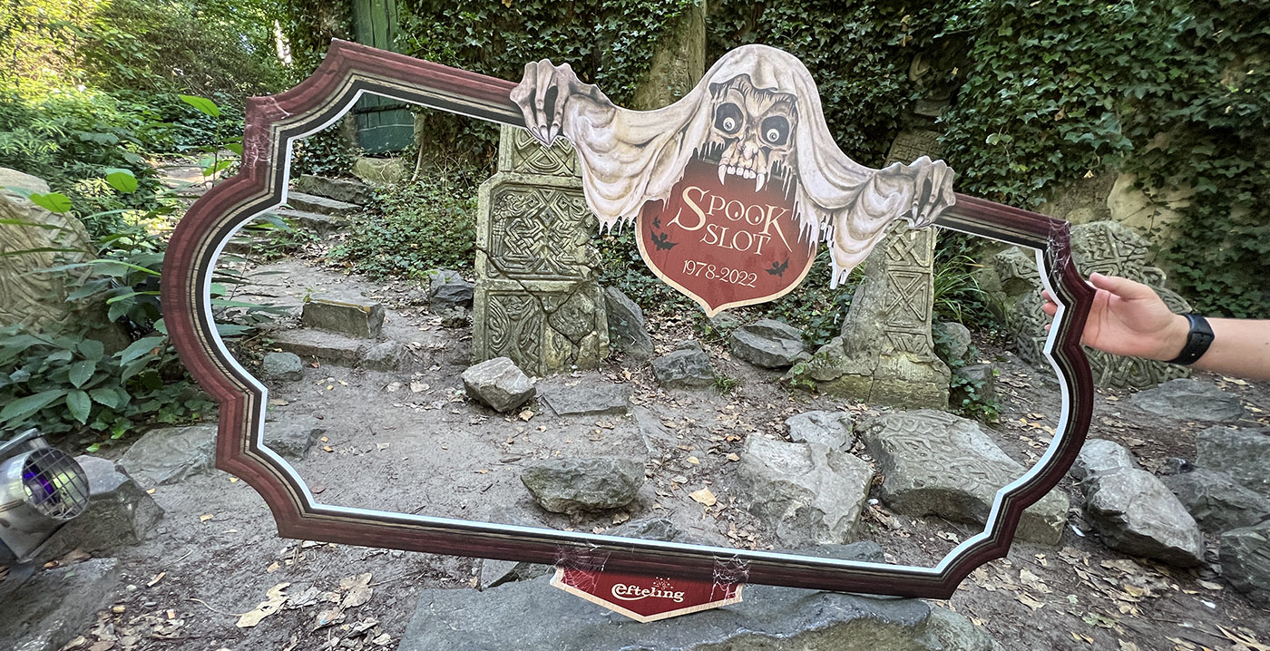 Efteling introduceert fotopunt bij Spookslot voor afscheidsfoto met speciale lijst