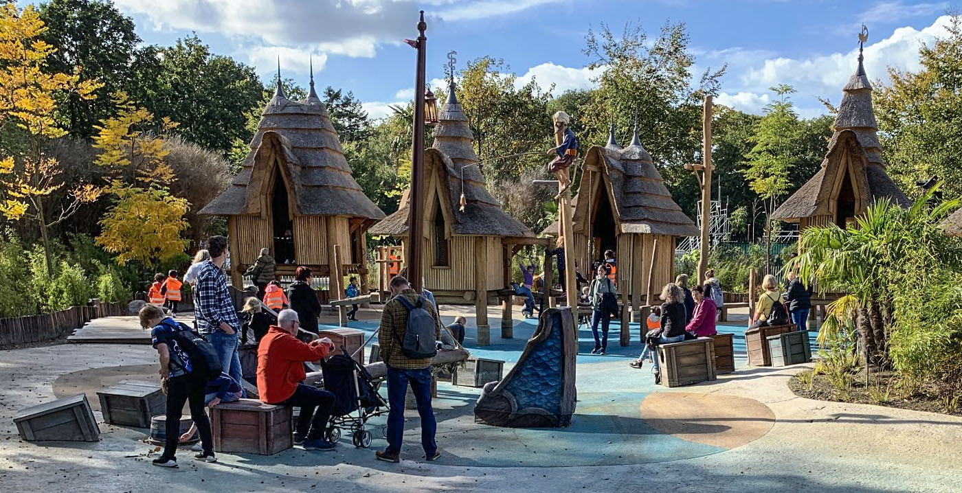 Beschadigingen in waterspeeltuin Efteling gerepareerd: water ontbreekt nog