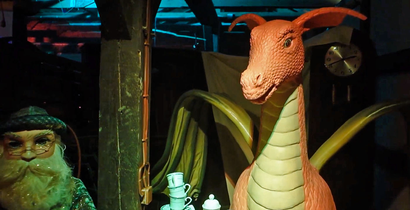 Freizeitpark in Norddeutschland eröffnet Dark Ride mit Drachen