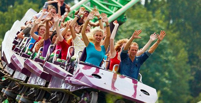 Walibi Holland toont mega-achtbaan Goliath in bijzondere 360 graden-video