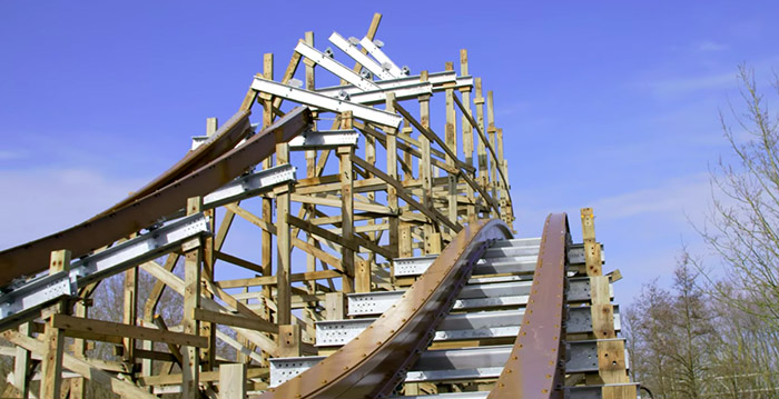 Veertien keer gewichtloos in nieuwe achtbaan Walibi Holland